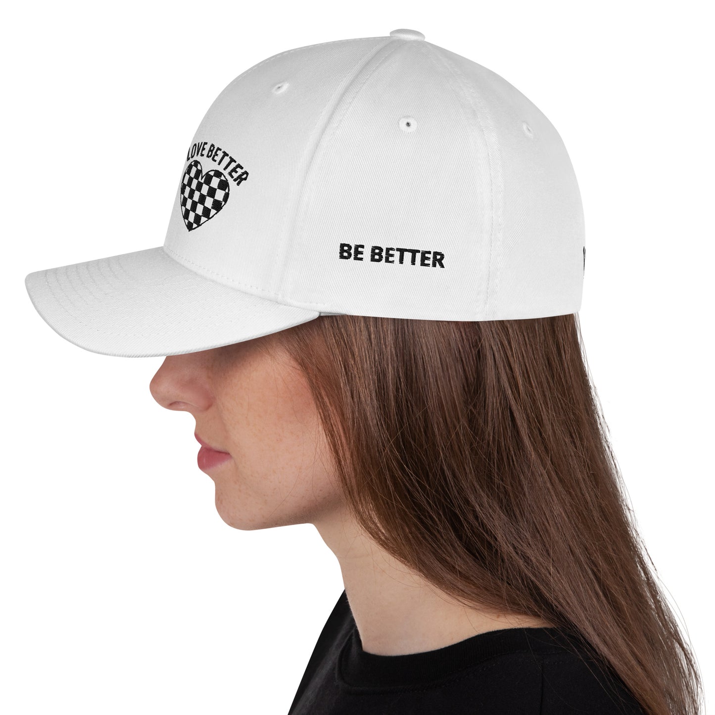 WHITE LOVE BETTER - FLEX FIT HAT