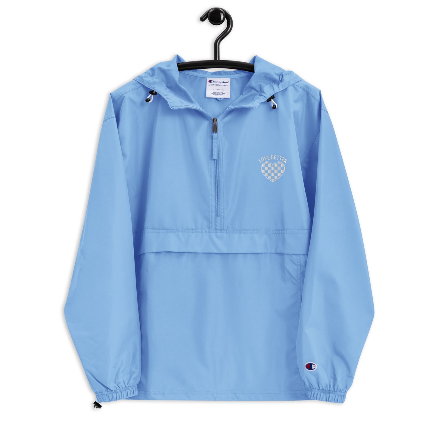 Live Better Embroidered Champion Packable Jacket