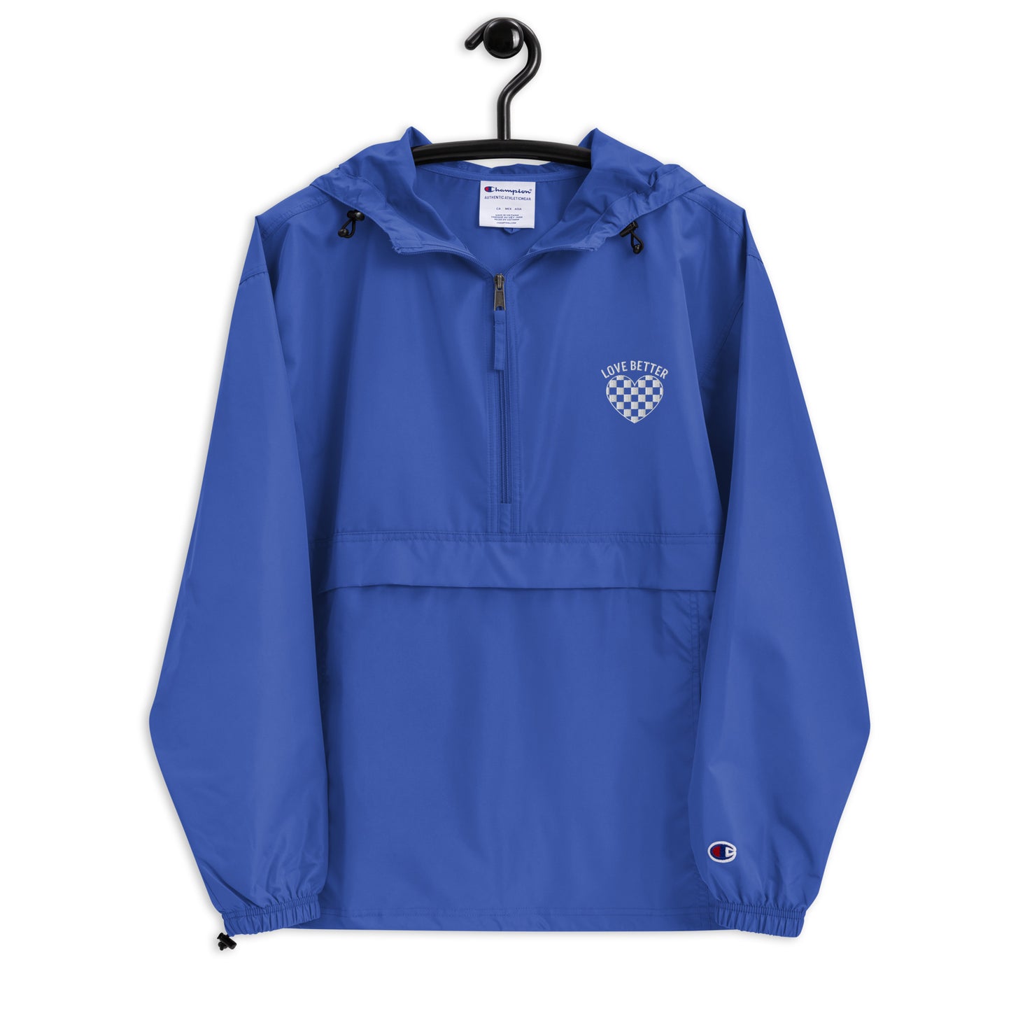 Live Better Embroidered Champion Packable Jacket