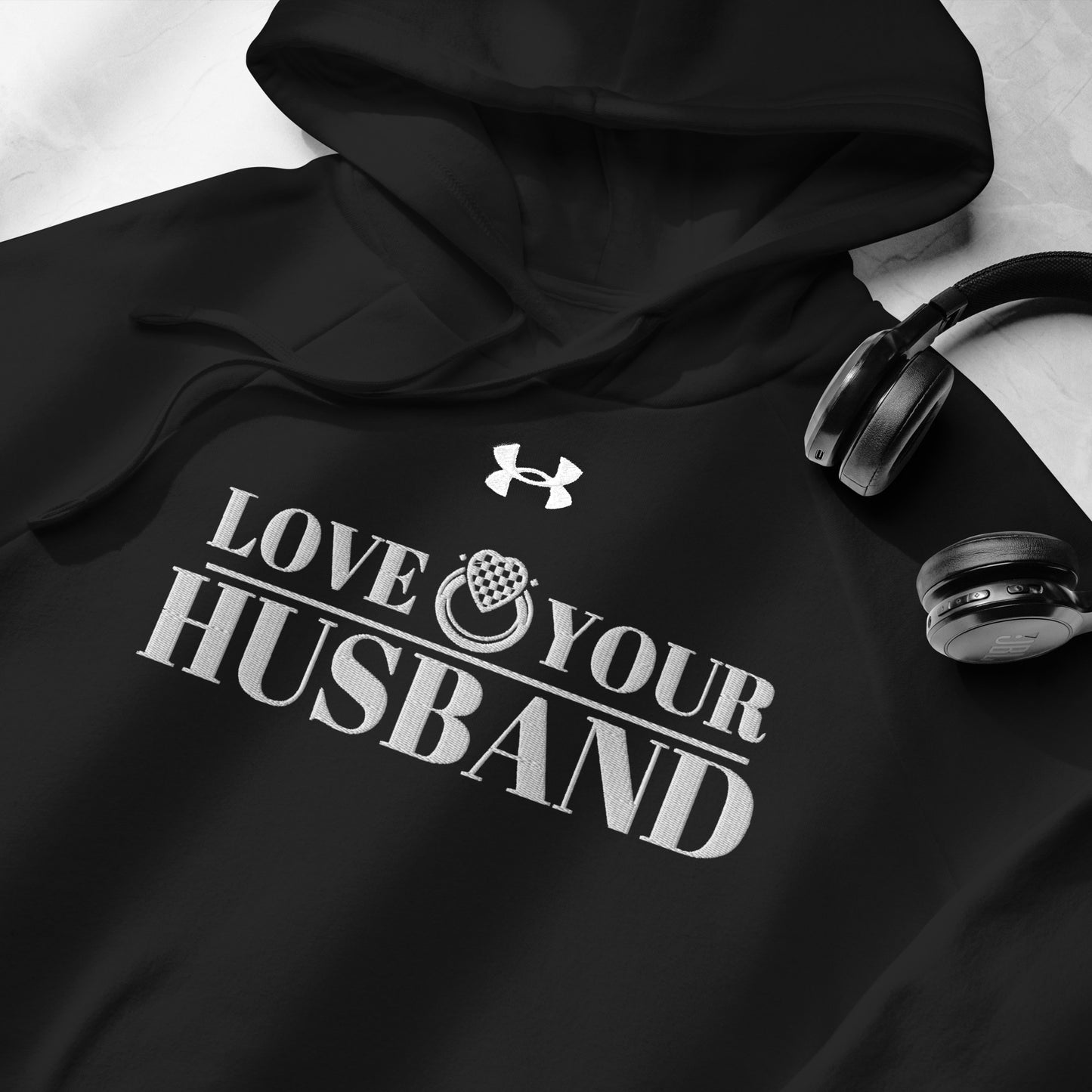 LOVE YOUR HUSBAND Under Armour® hoodie