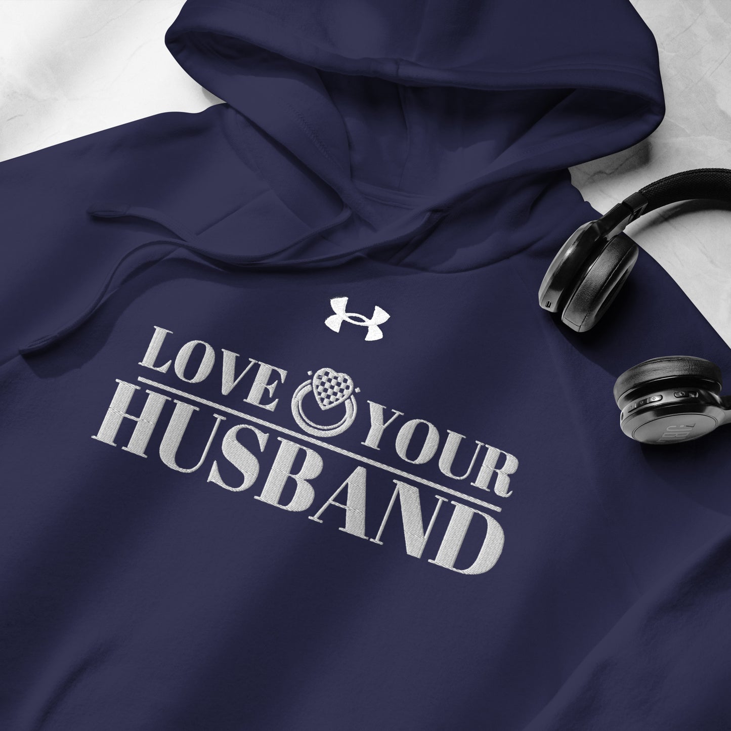 LOVE YOUR HUSBAND Under Armour® hoodie