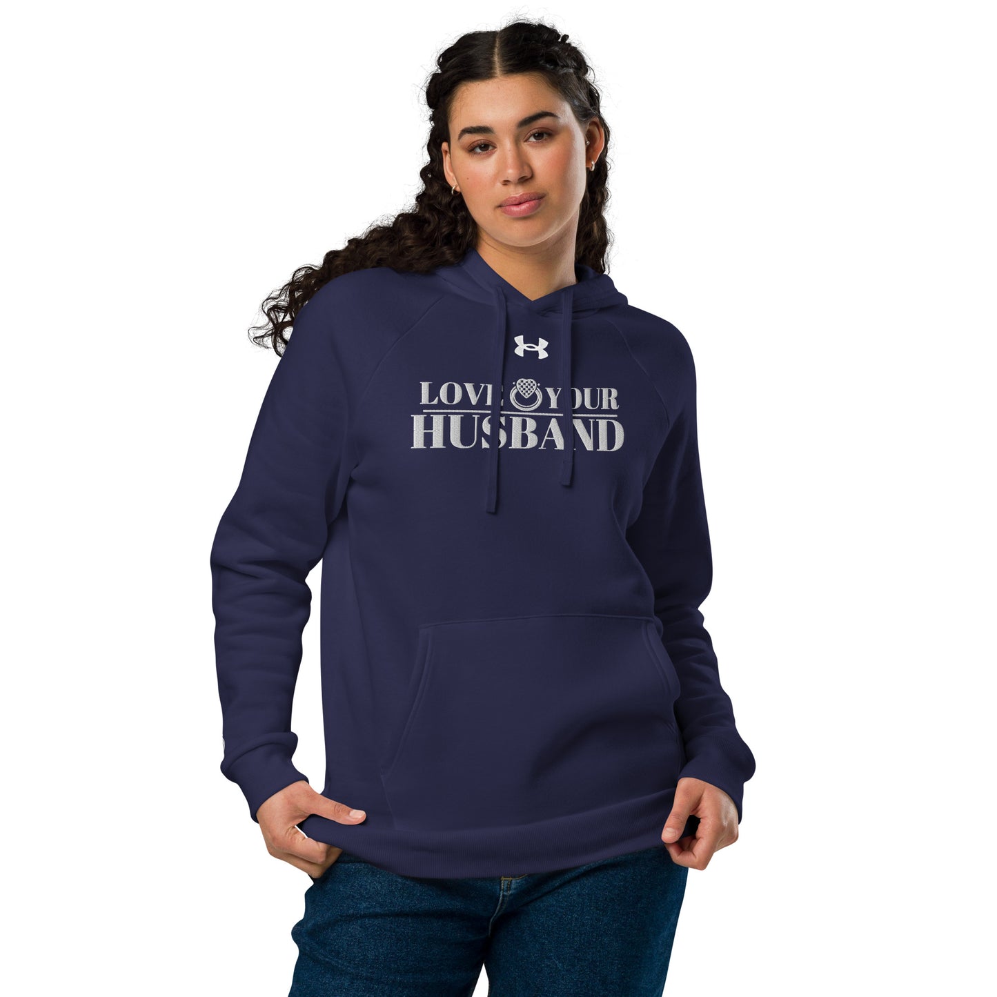 LOVE YOUR HUSBAND Under Armour® hoodie