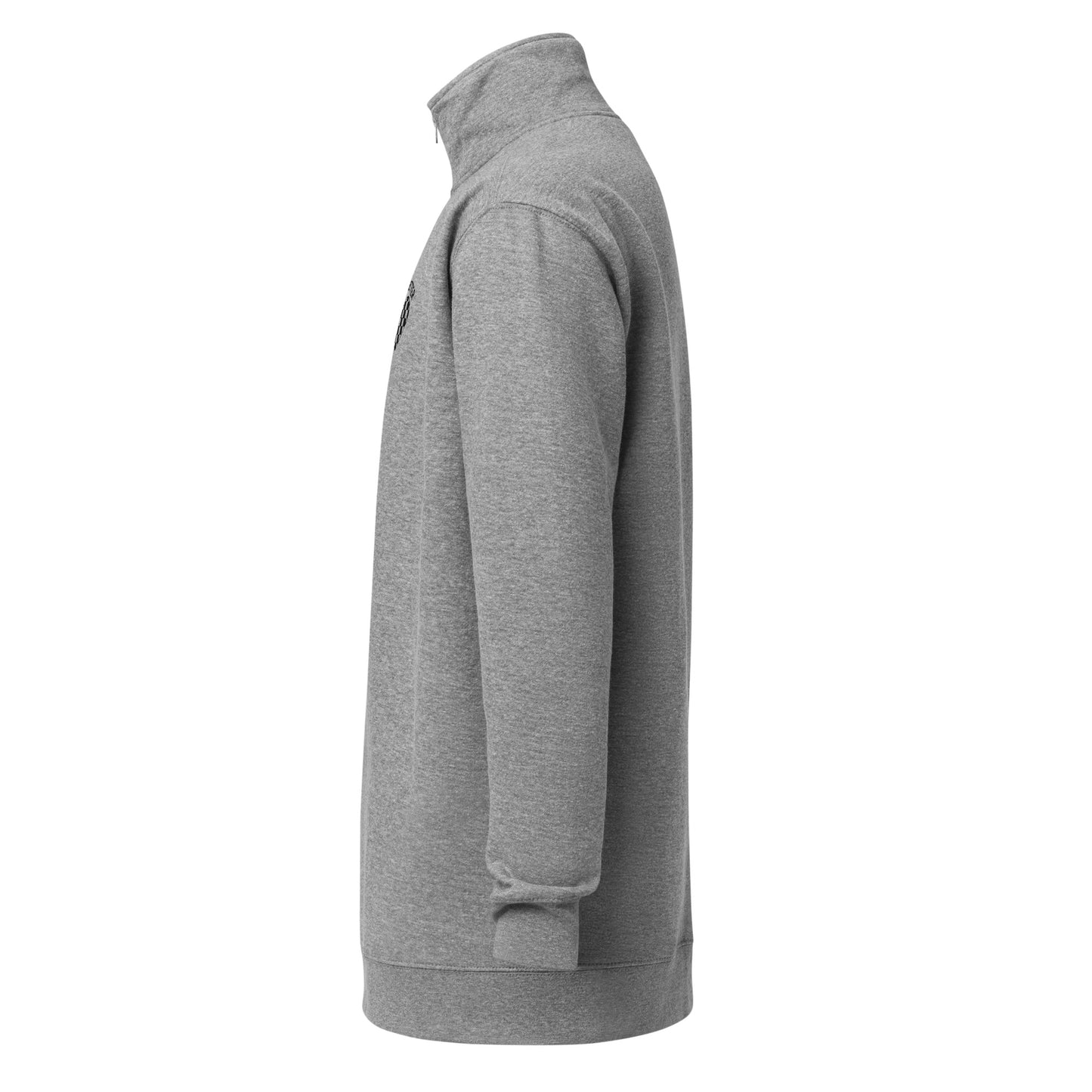 LOVE BETTER " The Quarter" Unisex fleece pullover (Black Threads)
