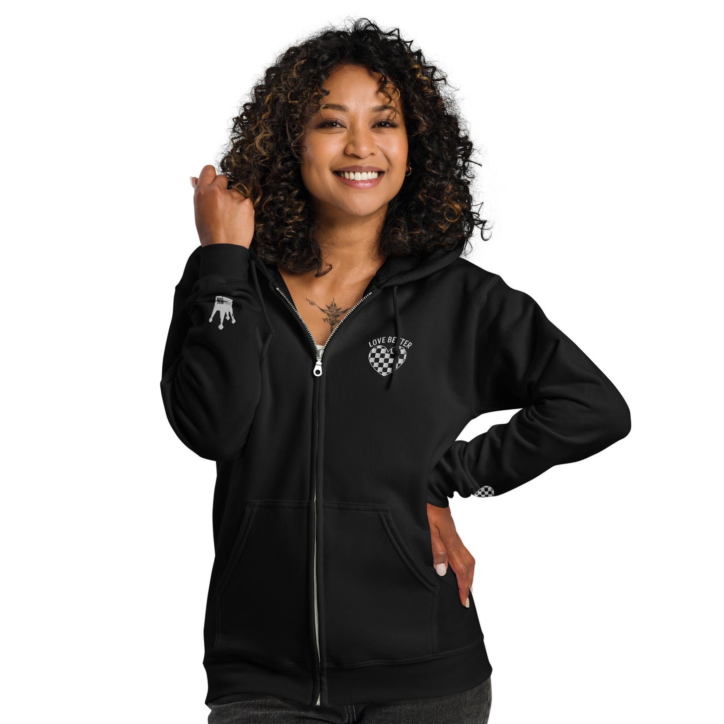 LOVE BETTER “The Staple Zip” Unisex heavy blend zip hoodie