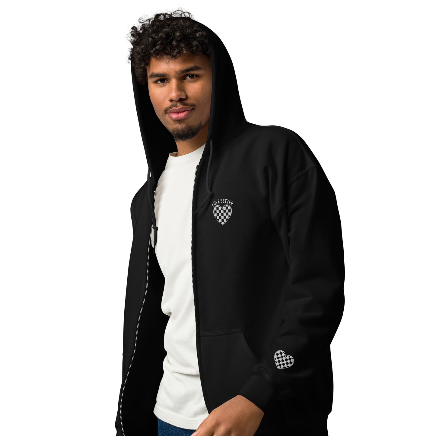 LOVE BETTER “The Staple Zip” Unisex heavy blend zip hoodie