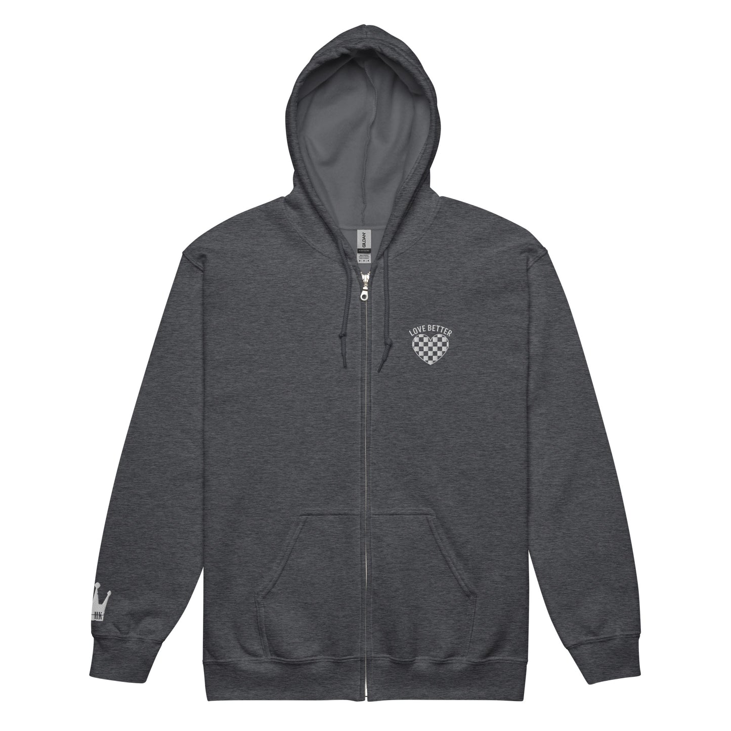 LOVE BETTER "STAPLE ZIP" Unisex heavy blend zip hoodie