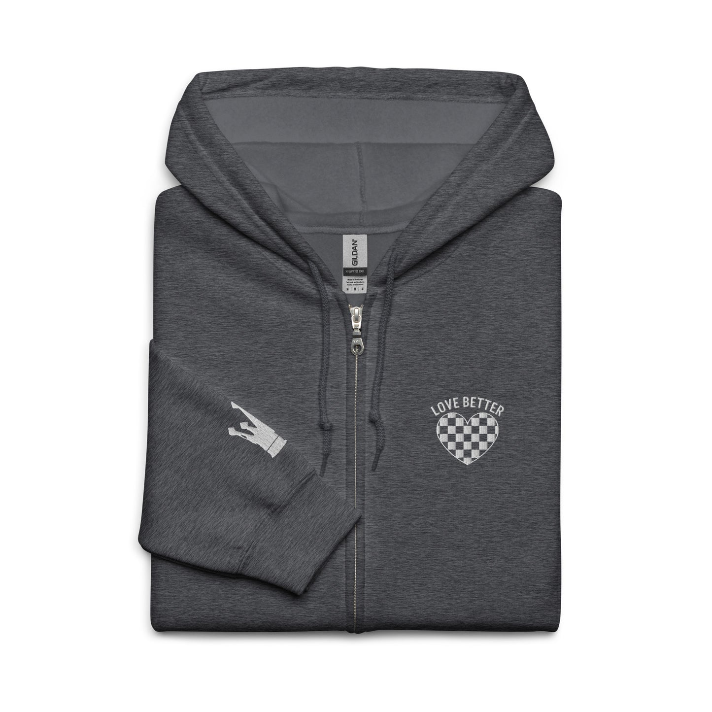 LOVE BETTER “The Staple Zip” Unisex heavy blend zip hoodie