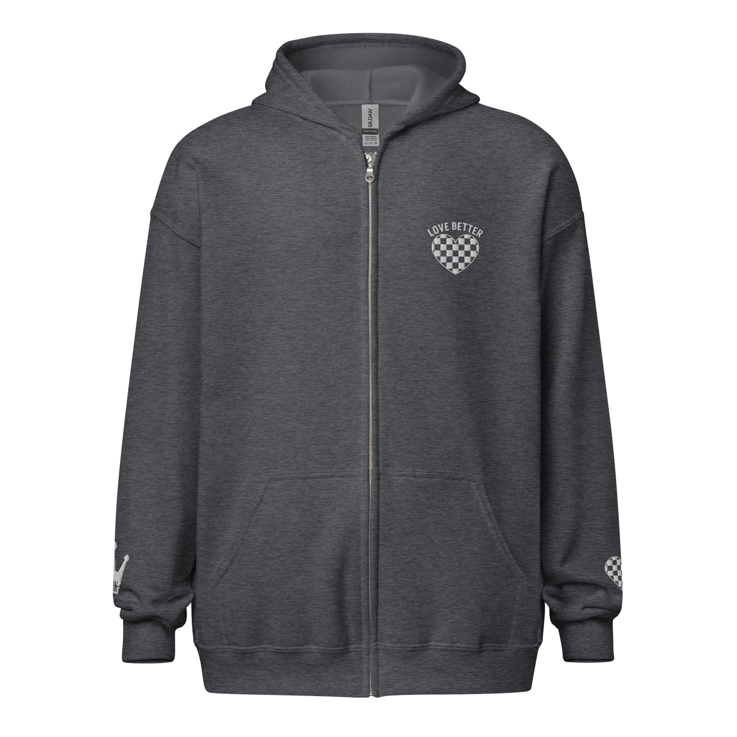 LOVE BETTER “The Staple Zip” Unisex heavy blend zip hoodie