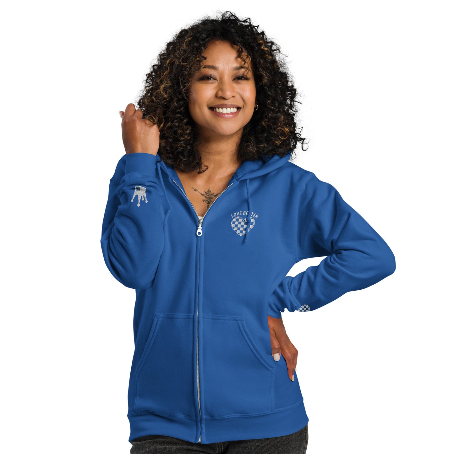 LOVE BETTER “The Staple Zip” Unisex heavy blend zip hoodie
