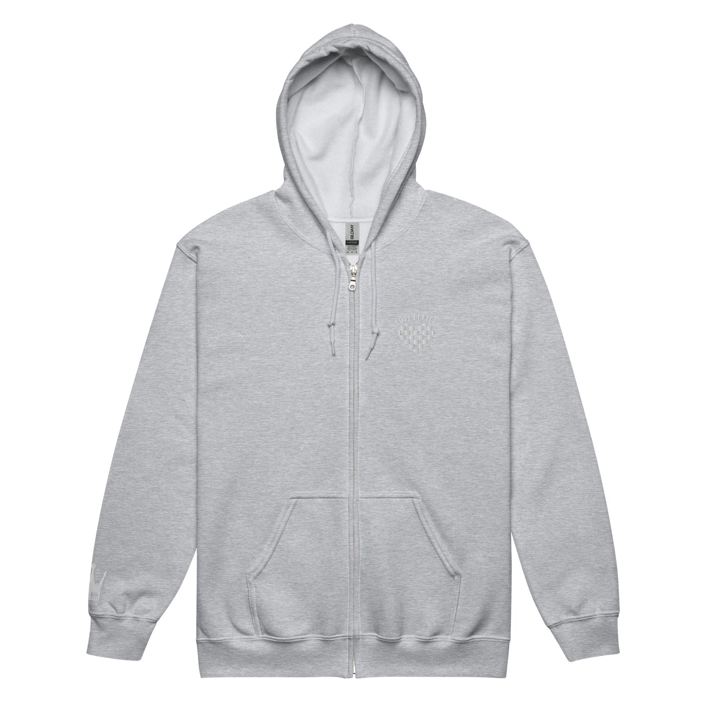 LOVE BETTER "STAPLE ZIP" Unisex heavy blend zip hoodie