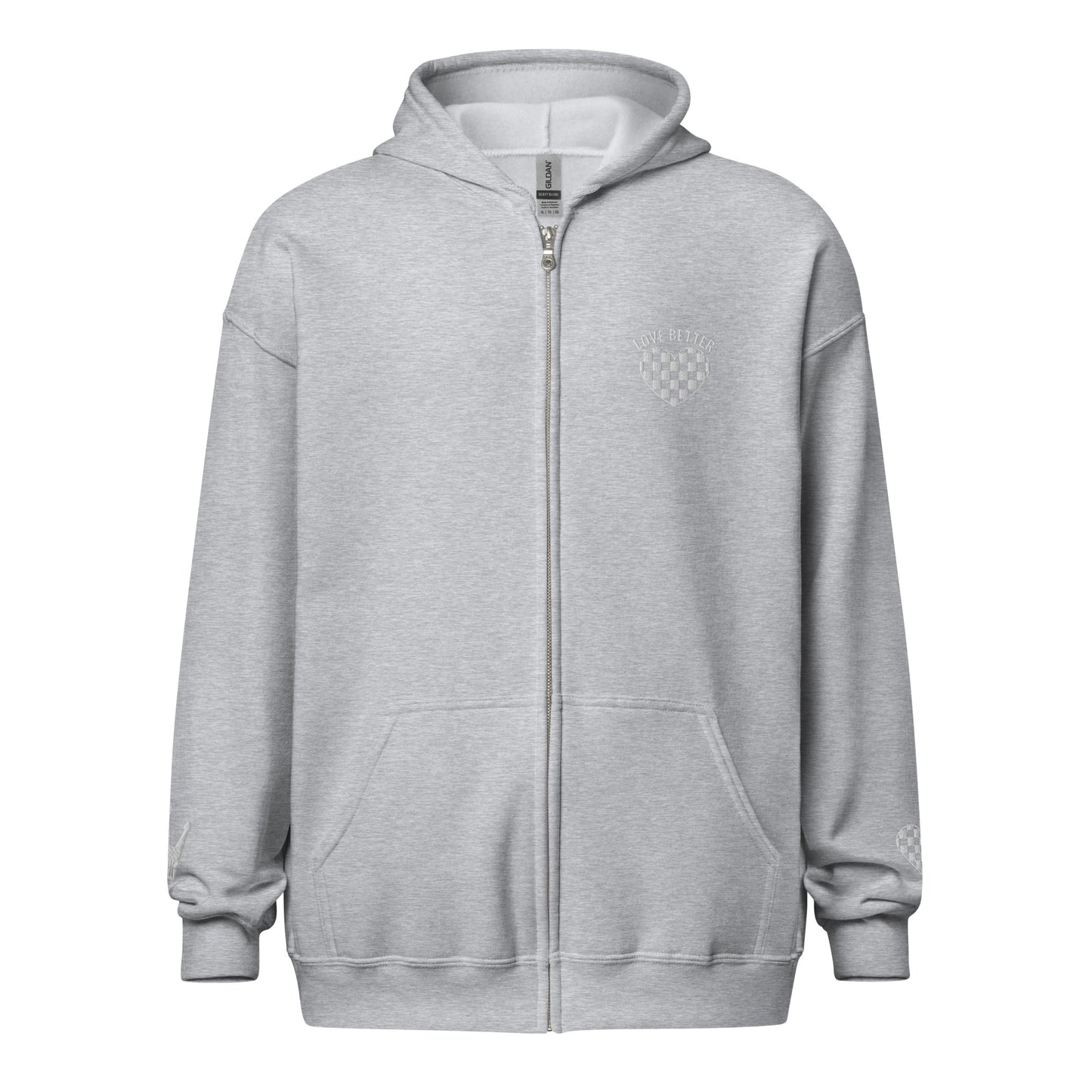LOVE BETTER “The Staple Zip” Unisex heavy blend zip hoodie