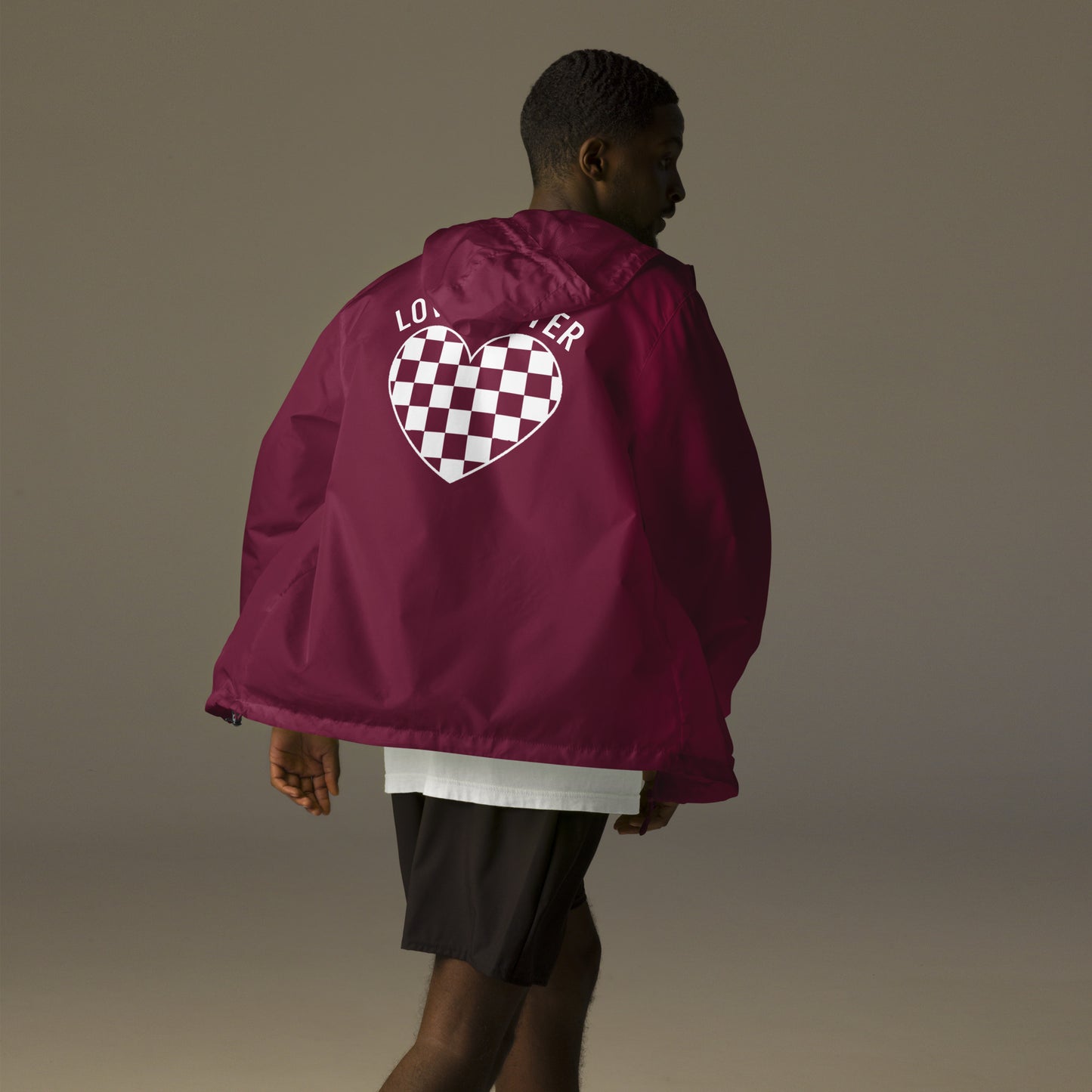 LOBE BETTER "THE BREAKER" Unisex lightweight zip up windbreaker