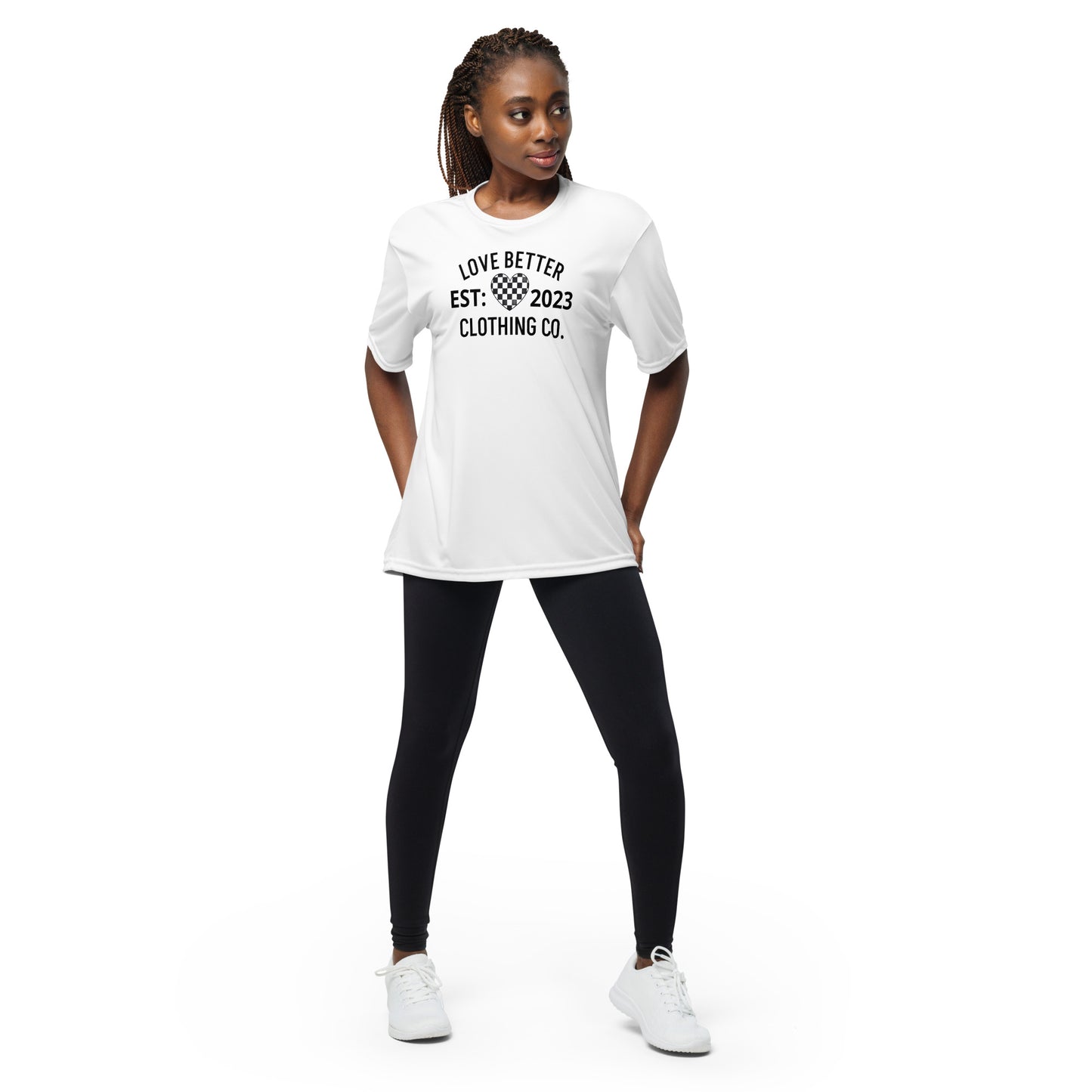 LOVE BETTER "THE CLASSIC" Unisex performance crew neck t-shirt