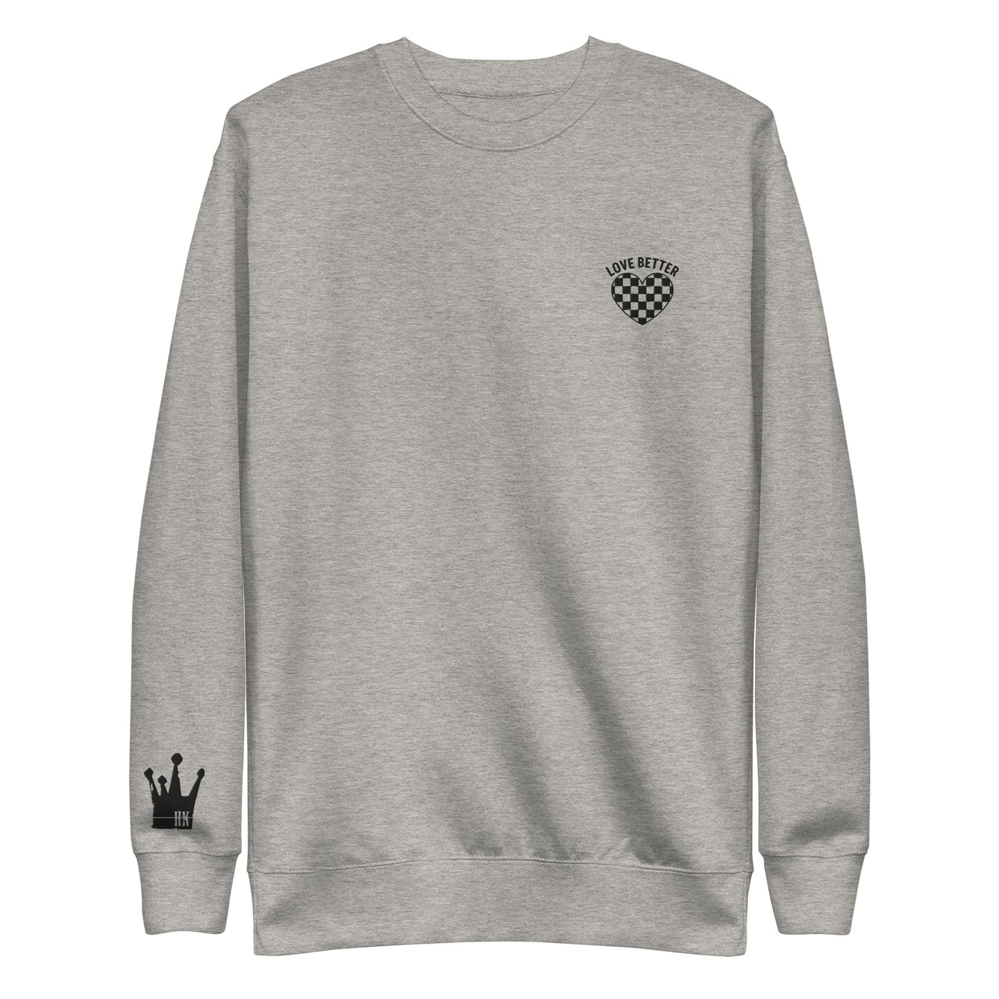 LOVE BETTER "STAPLE SWEAT" (BLACK THREAD) Unisex Premium Sweatshirt