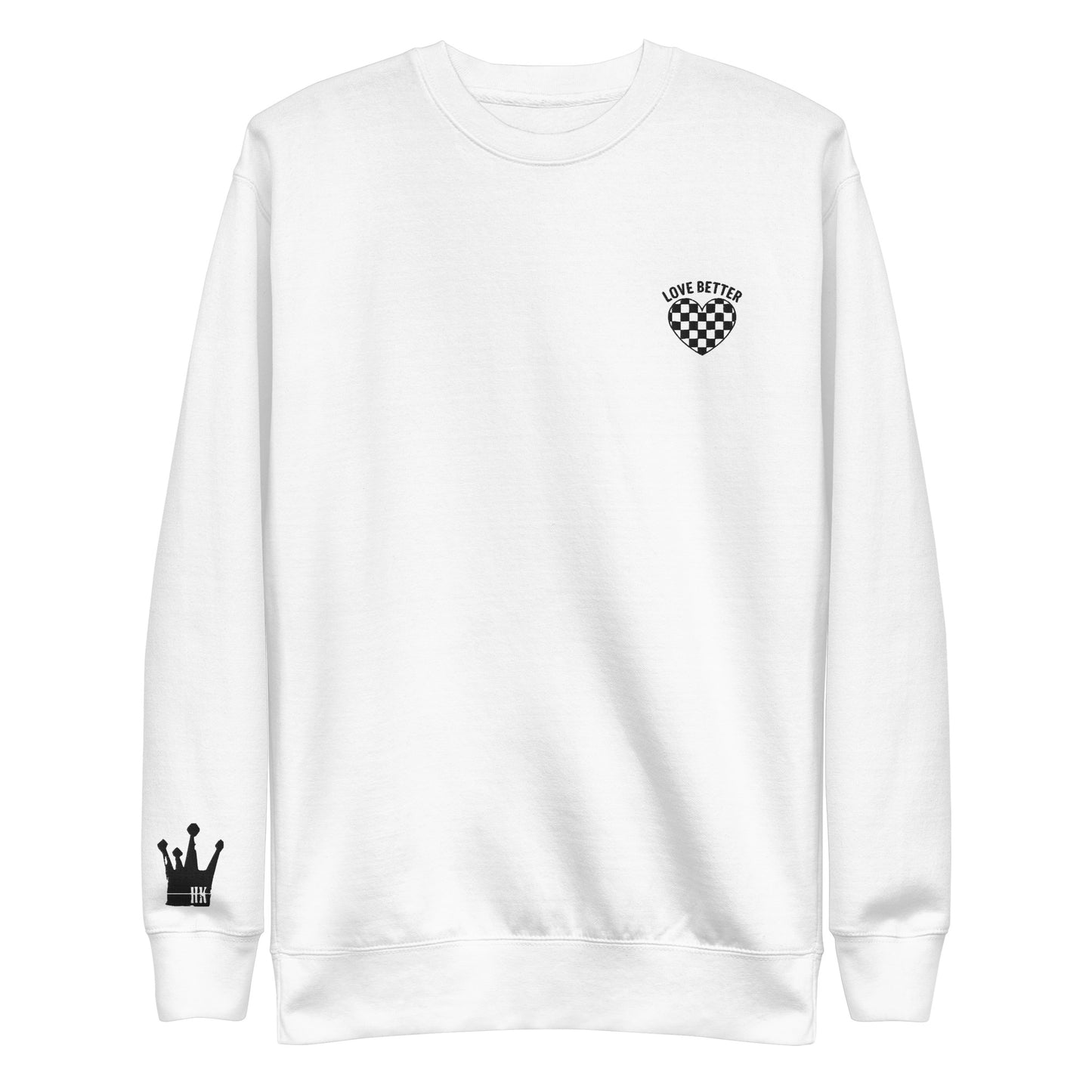 LOVE BETTER "STAPLE SWEAT" (BLACK THREAD) Unisex Premium Sweatshirt